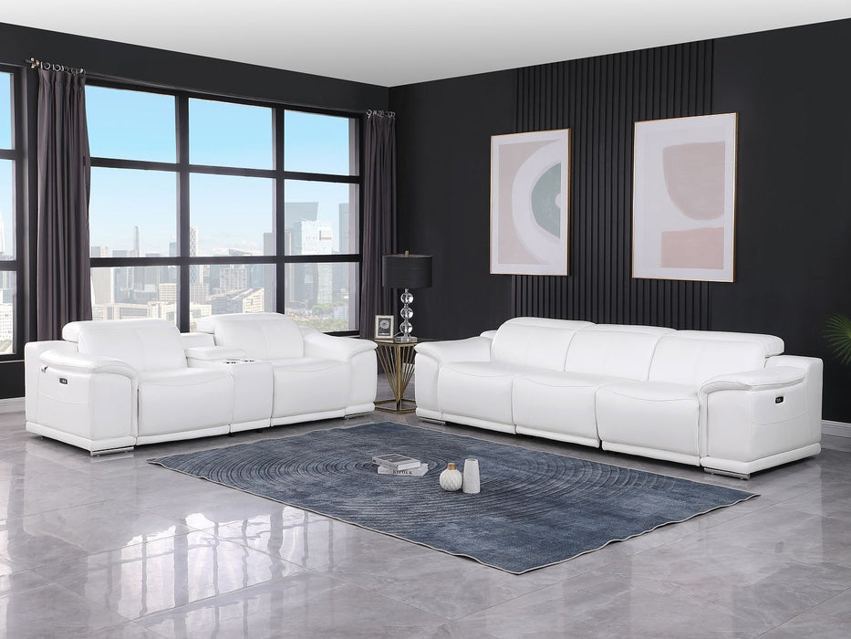 9762 - 6-Piece Modular Power Reclining Sofa And Console Loveseat Set With 5 Power Recliners In