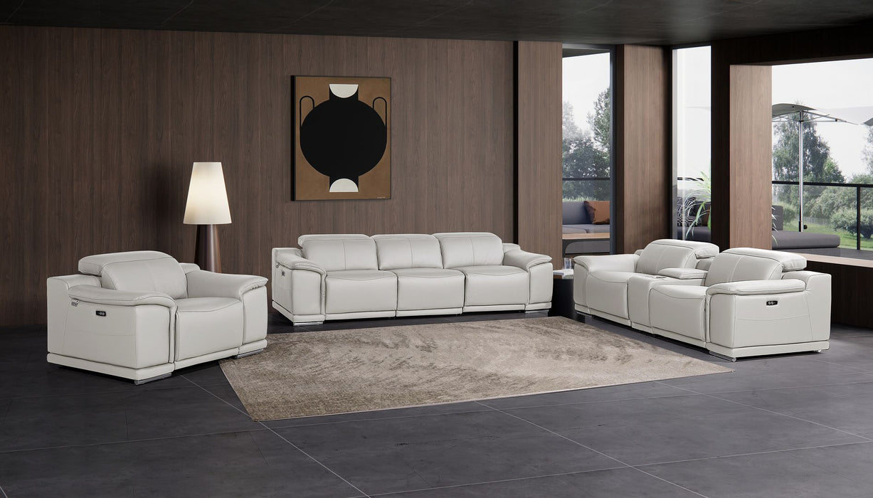 9762 - 7-Piece Modular Power Reclining Sofa, Loveseat And Chair Set With 5 Power Recliners In