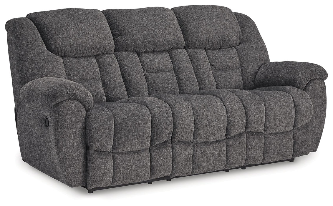 Foreside - Reclining Sofa - Charcoal