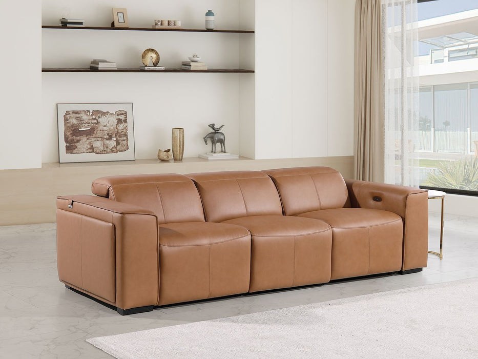 1224 - 3-Piece Modular Power Reclining Sofa In With 3 Power Recliners & Power Headrests