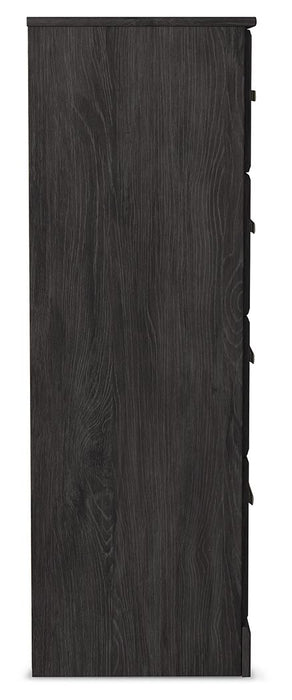 Belachime - Four Drawer Chest - Charcoal
