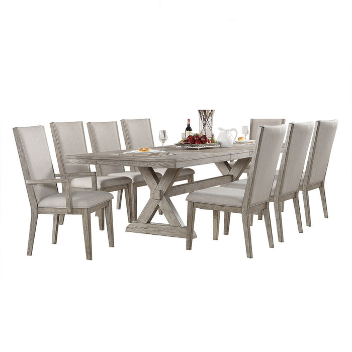 Rocky - Dining Table - Gray Oak