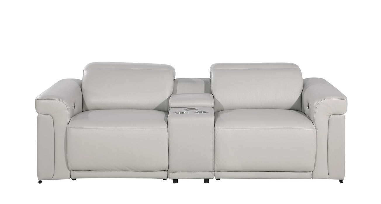 1126 - 3-Piece Modular Power Reclining Loveseat In With 2 Power Recliners & Power Headrests