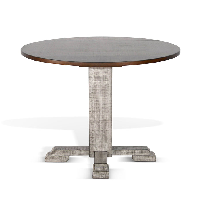 Homestead Hills - Table Base Only - Tobacco Leaf / Alpine Gray