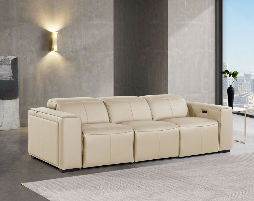 1224 - 3-Piece Modular Power Reclining Sofa In With 3 Power Recliners & Power Headrests
