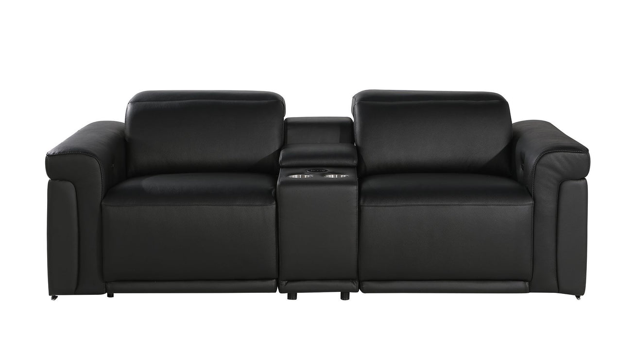 1126 - 3-Piece Modular Power Reclining Loveseat In With 2 Power Recliners & Power Headrests