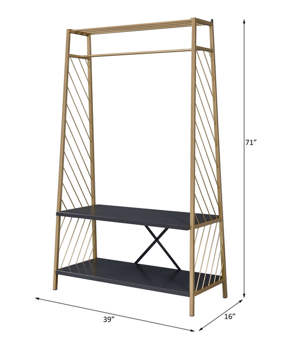 Pahor - Hall Tree - Gold & Black