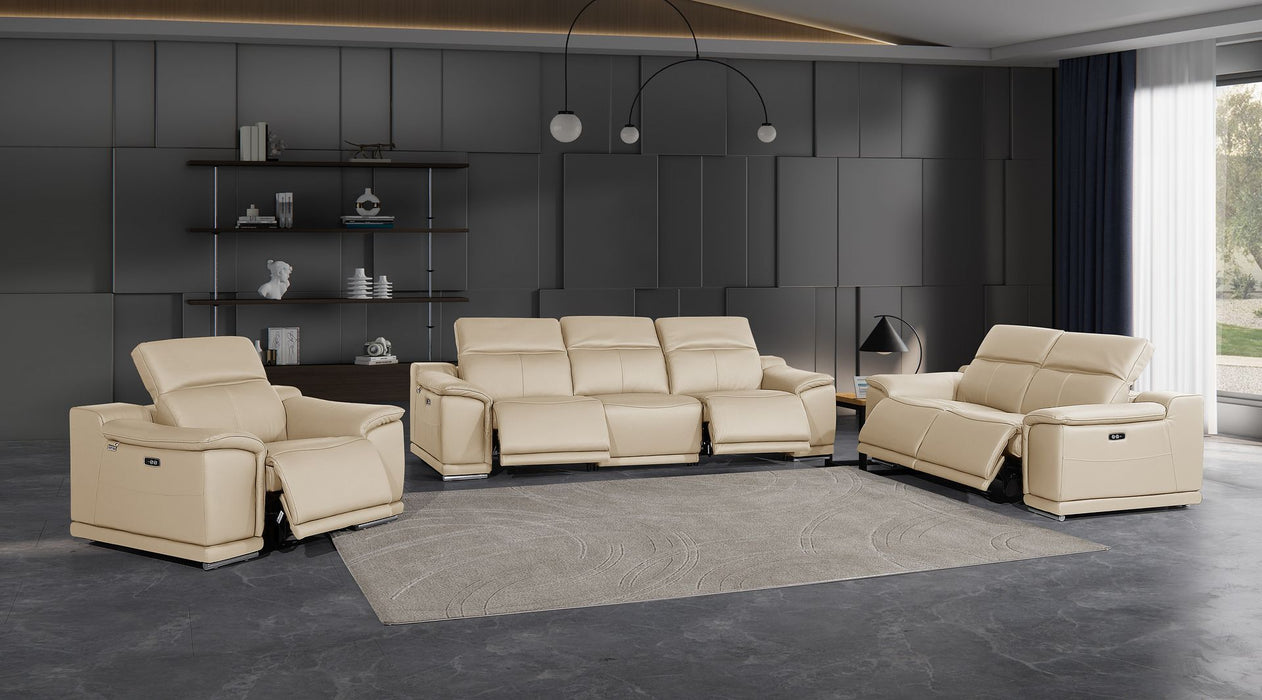 9762 - 6-Piece Modular Power Reclining Sofa, Loveseat And Chair Set With 5 Power Recliners In
