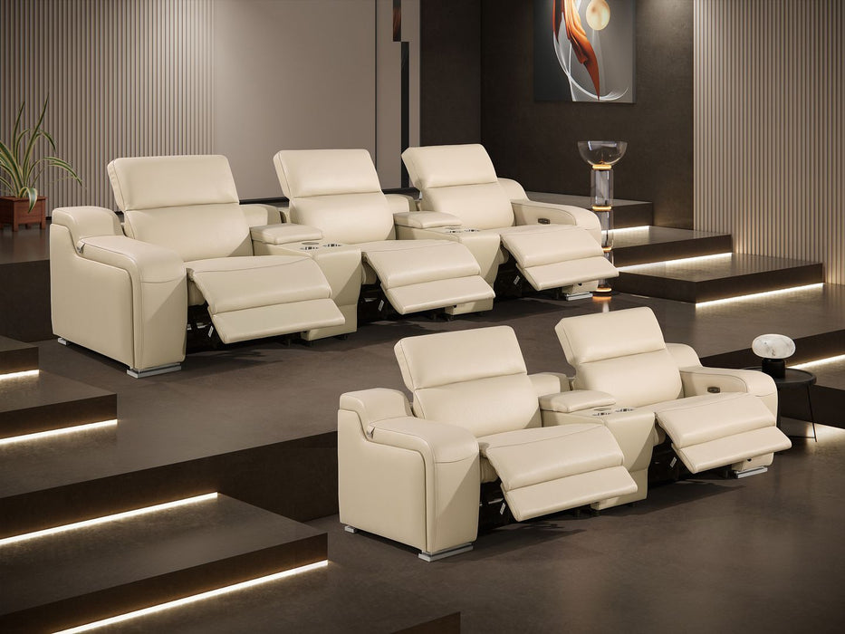 1116 - 8-Piece Modular Power Reclining Sofa, Loveseat & Chair Set In With 5 Power Recliners & Power Headrests