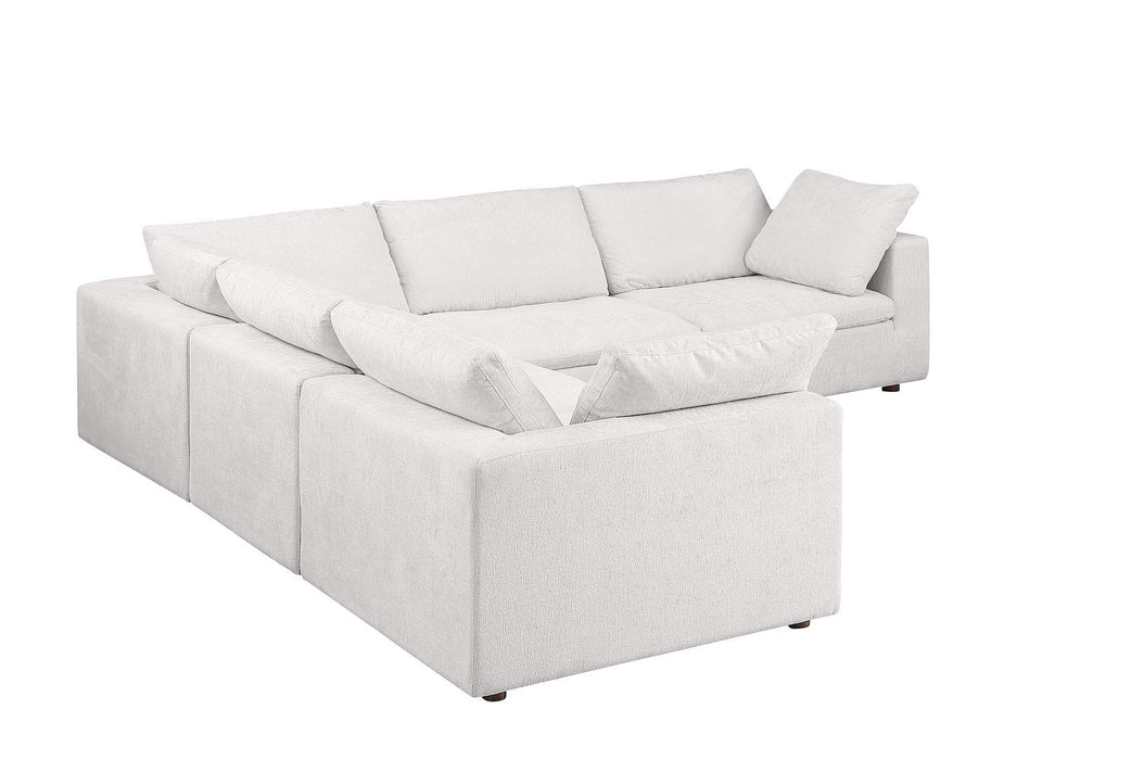 1100 - 5-Piece L-Shaped Sectional - Pearl