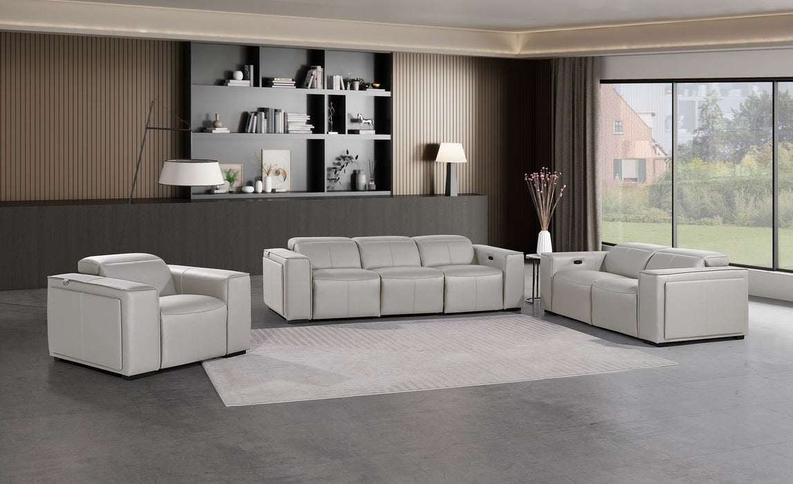 1224 - 6-Piece Modular Power Reclining Sofa, Loveseat & Chair Set In With 6 Power Recliners & Power Headrests