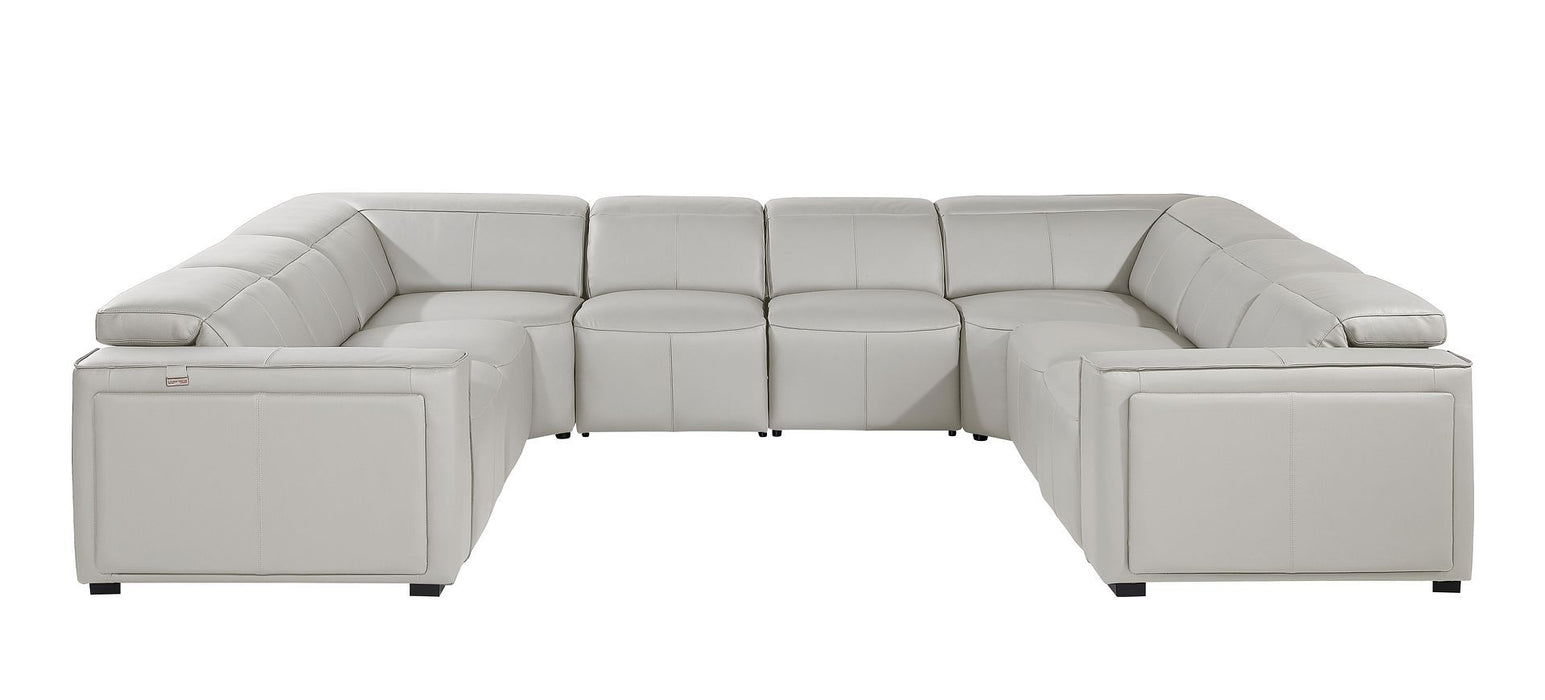 1224 - 8-Piece U-Shaped Sectional Sofa In With 4 Power Recliners & Power Headrests