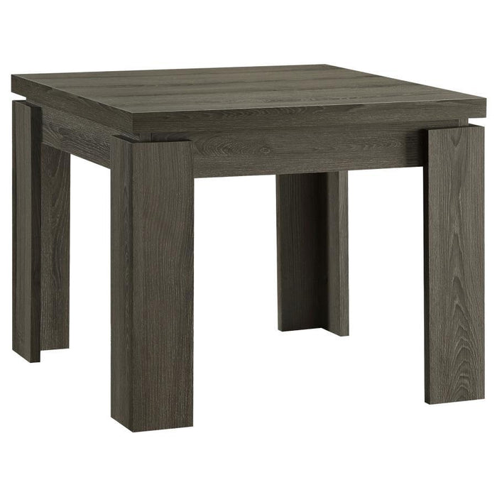 Cain - 3 Piece Occasional Table Set - Weathered Gray