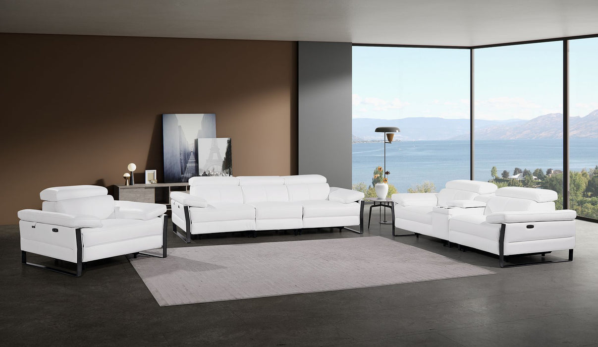 1246 - Modular Power Dual Reclining Sofa, Console Loveseat, And Chair Set With Power Headrests