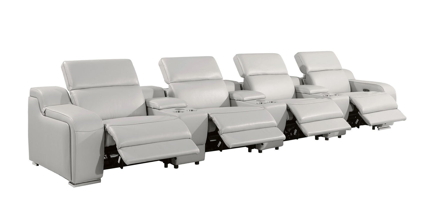 1116 - 7-Piece Modular Power Reclining Sofa In With 4 Power Recliners & Power Headrests