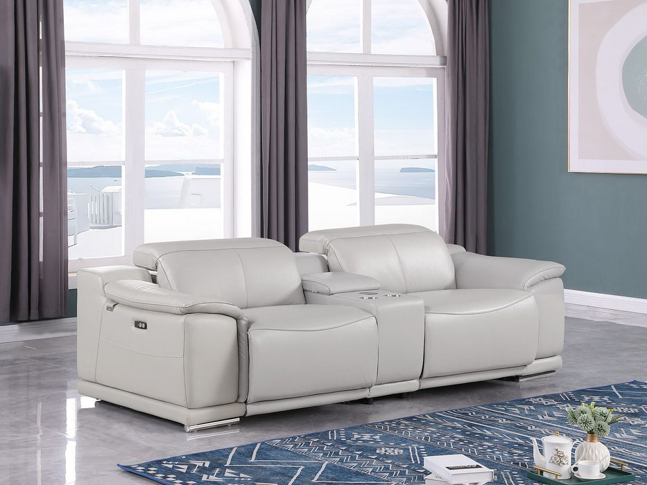 9762 - 3-Piece Modular Power Reclining Console Loveseat With 2 Power Recliners In