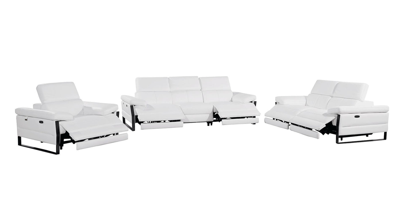 1246 - Modular Power Dual Reclining Sofa, Loveseat, And Chair Set With Power Headrests