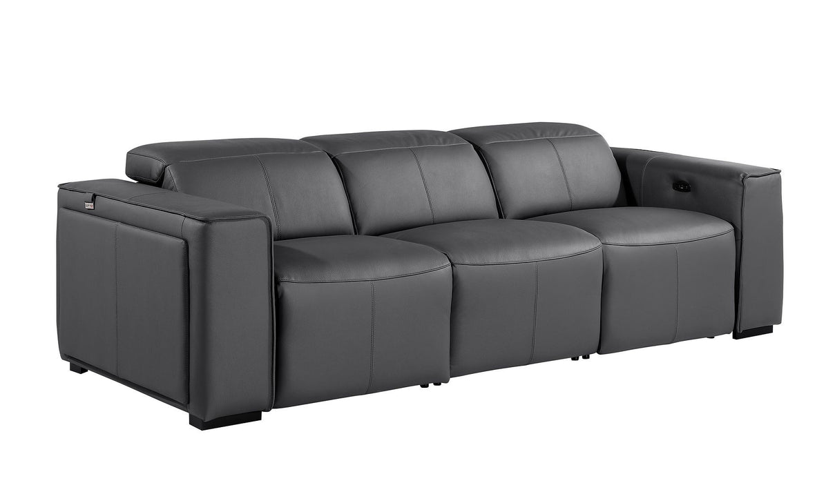 1224 - 3-Piece Modular Power Reclining Sofa In With 3 Power Recliners & Power Headrests