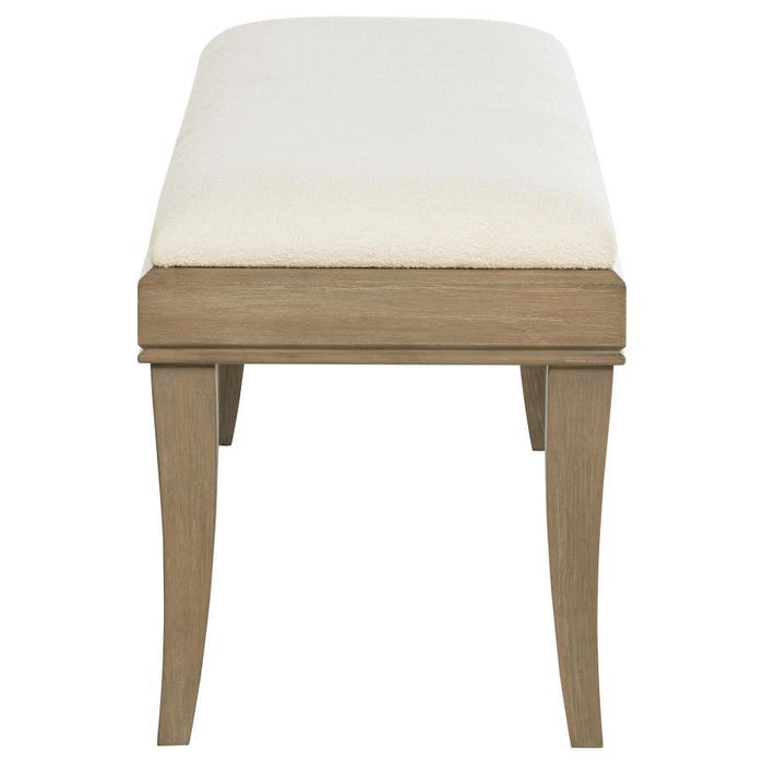 Revello - Upholstered Bench - Washed Mango
