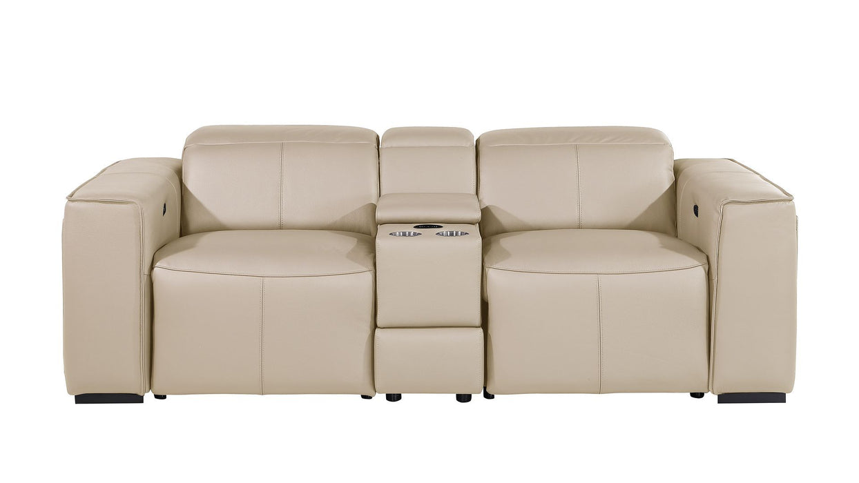 1224 - 3-Piece Modular Power Reclining Loveseat In With 2 Power Recliners & Power Headrests