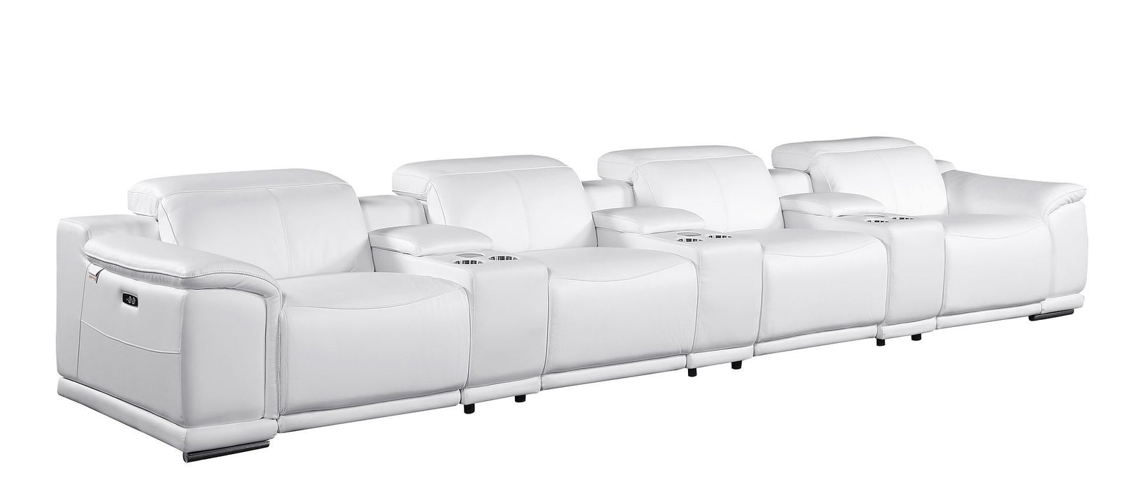 9762 - 7-Piece Modular Power Reclining Sofa With 4 Power Recliners