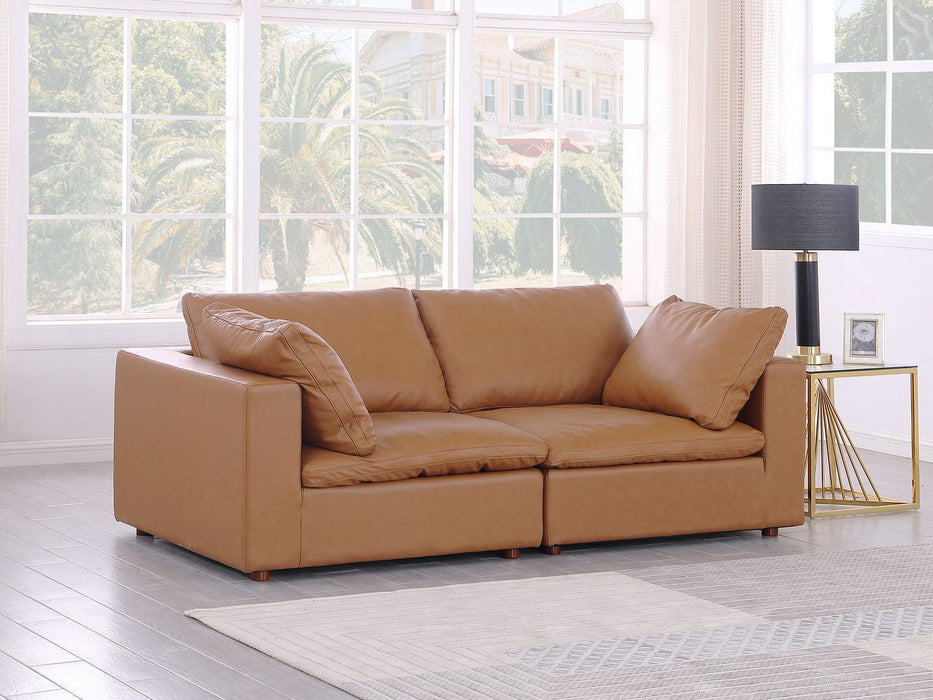 1100 - Modular Loveseat (Top-Grain Italian Leather)
