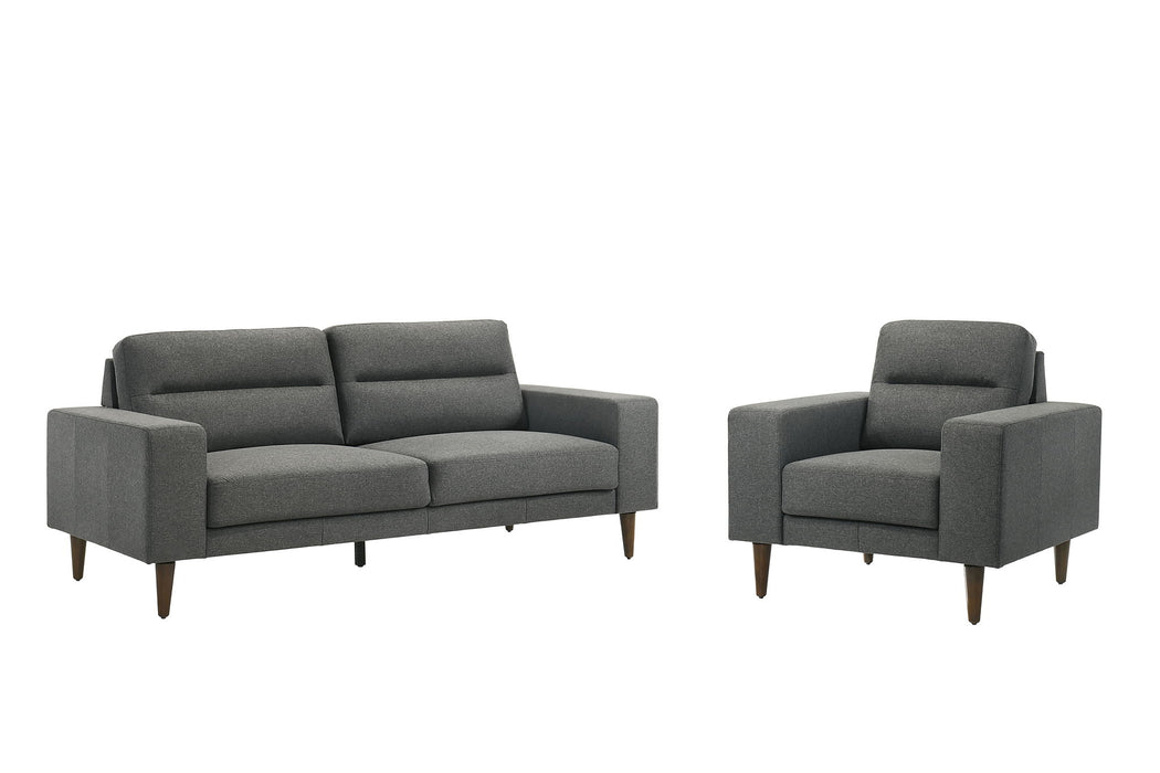 Vale - 2 Piece Sofa & Chair - Gray