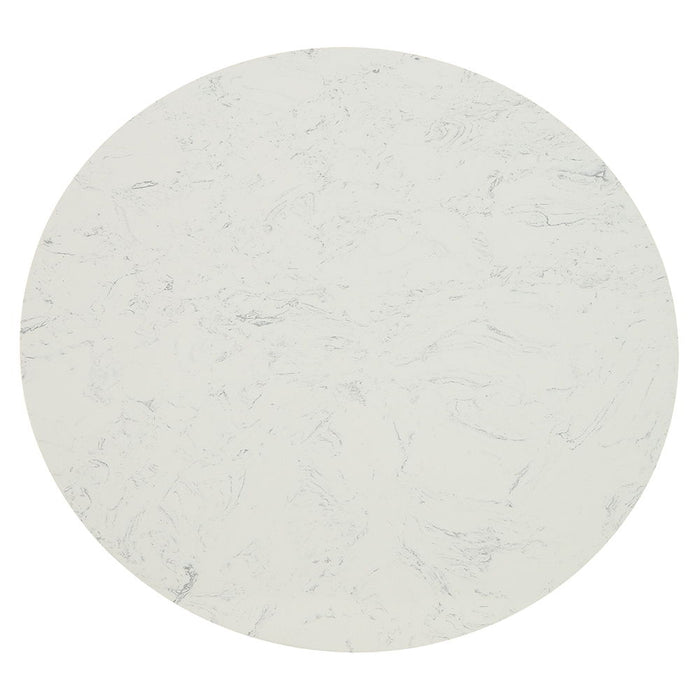 Jaramillo - Counter Height Table - Natural Marble Top & Black