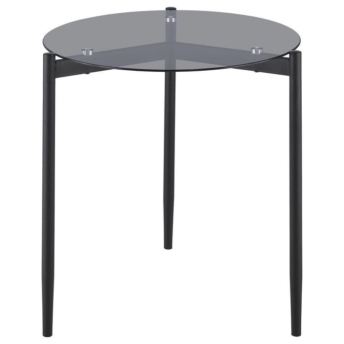 Rosalie - Round Smoked Glass Top Table