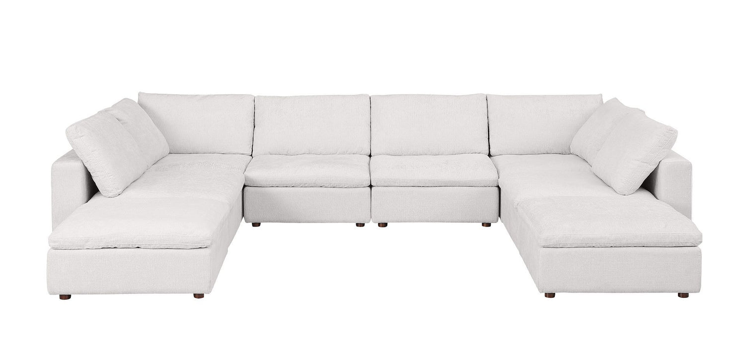 1100 - Top-Grain Italian Leather 8-Piece Sectional With Chaise