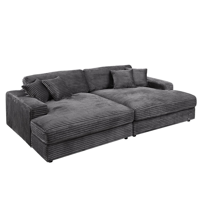 Hilde - Sectional Sofa With 4 Pillows