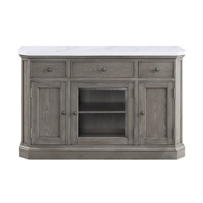 Zumala - Server - Marble Top & Weathered Oak