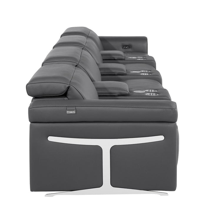 1126 - 7-Piece Modular Power Reclining Sofa In With 4 Power Recliners & Power Headrests