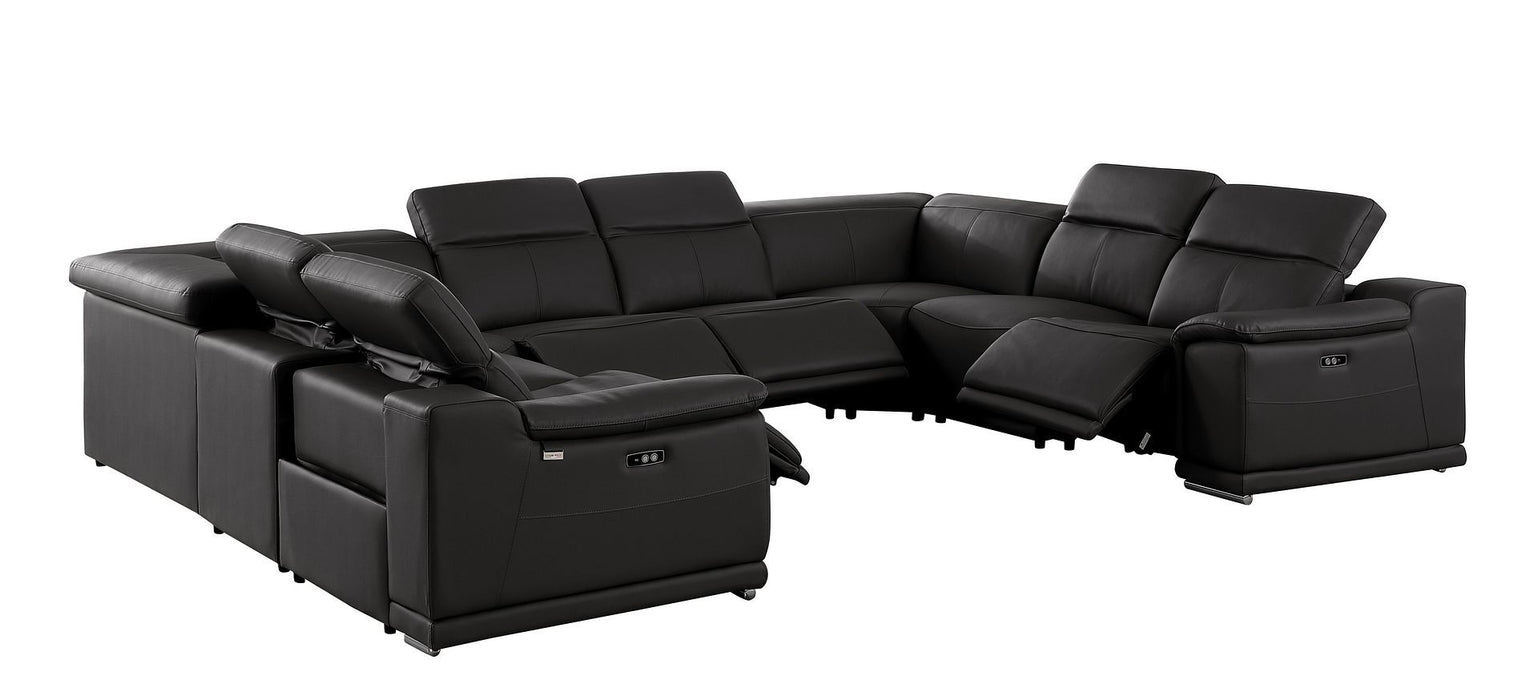 9762 - 8-Piece U Shaped Sectional Sofa With 4 Power Recliners