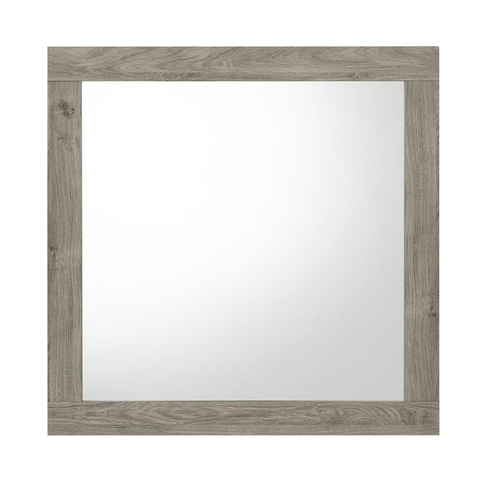 Mari - Mirror - Light Gray Finish