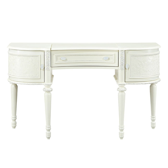 Dorothy - Vanity Desk & Mirror - Ivory