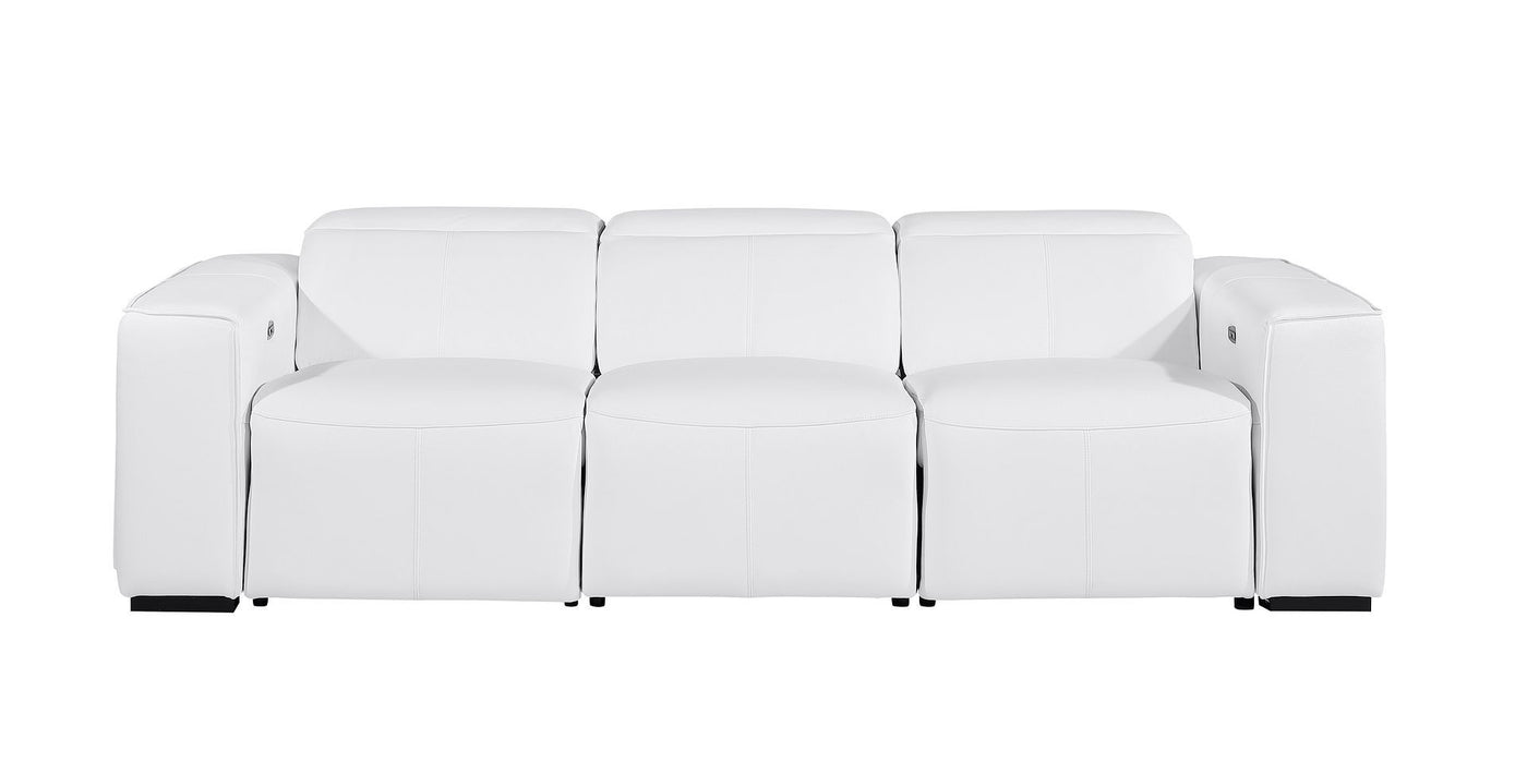 1224 - 3-Piece Modular Power Reclining Sofa In With 3 Power Recliners & Power Headrests