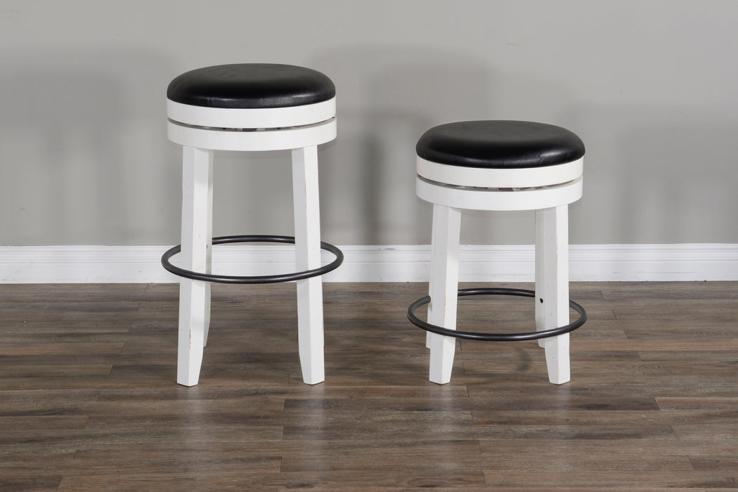 Carriage House - Swivel Stool With Cushion Seat