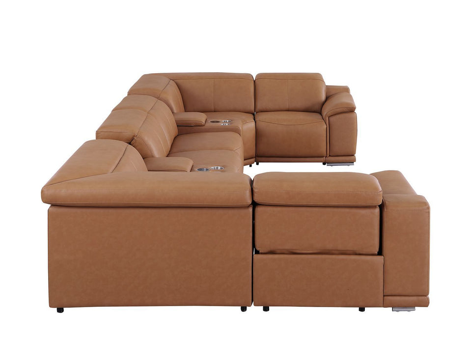9762 - 8-Piece U-Shaped Sectional Sofa With 2 Power Recliners