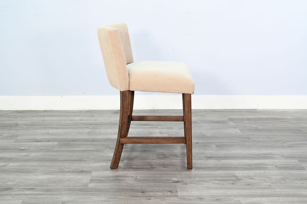 Gibson - Upholstered Counter Stool (Set of 2) - Buckskin