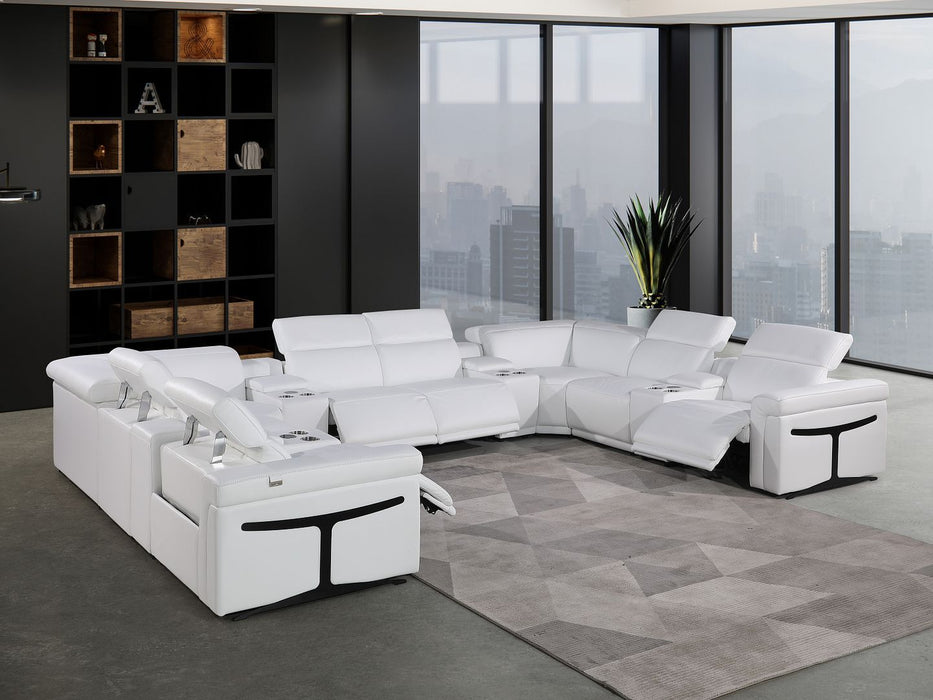 1126 - 12-Piece U-Shaped Sectional Sofa In With 4 Power Recliners & Power Headrests