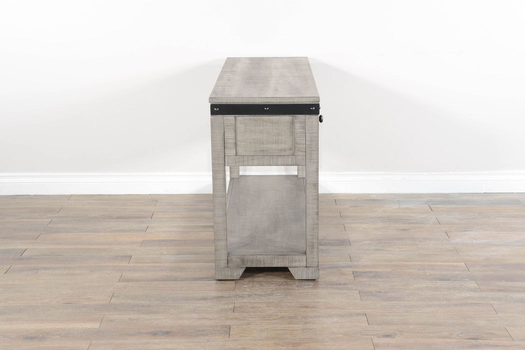 Alpine - Traditional Mahogany Wood Sofa Table - Gray