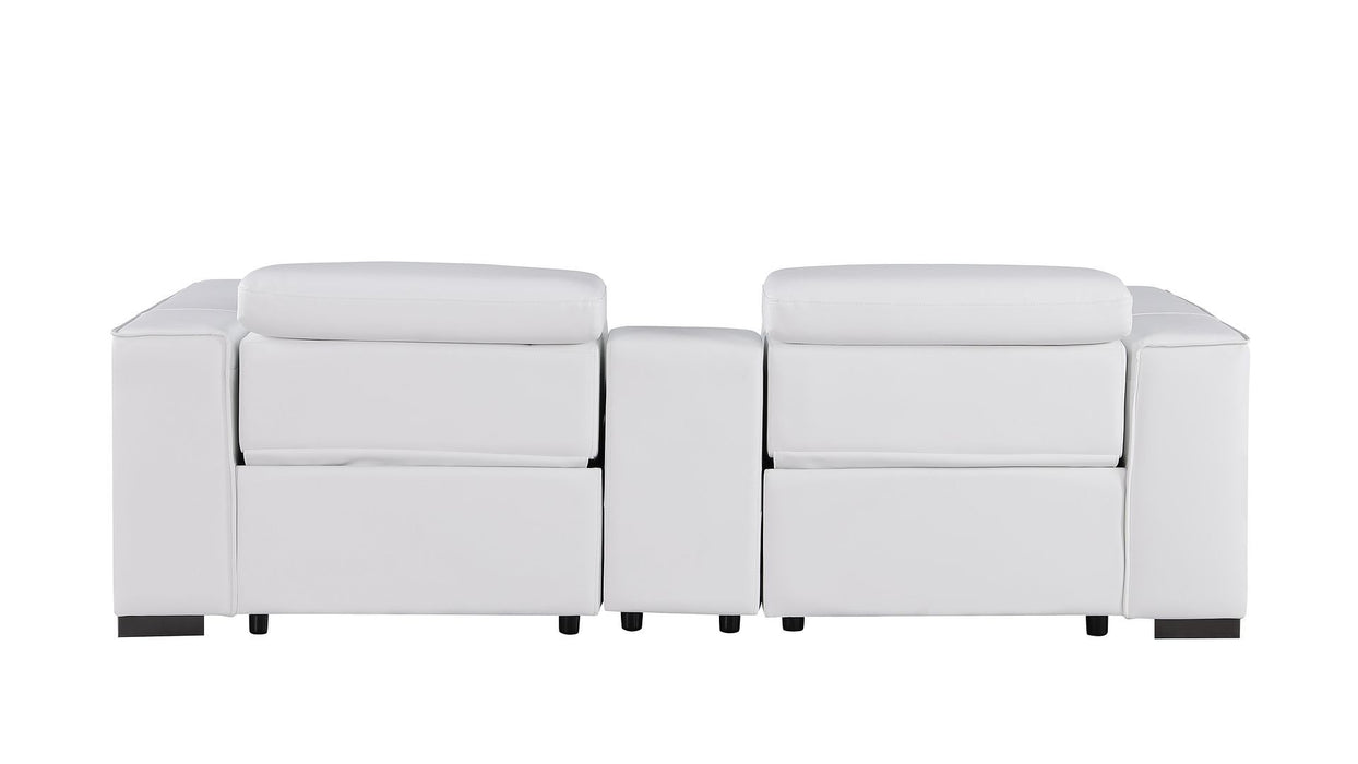1208 - Dual Power Reclining Console Loveseat