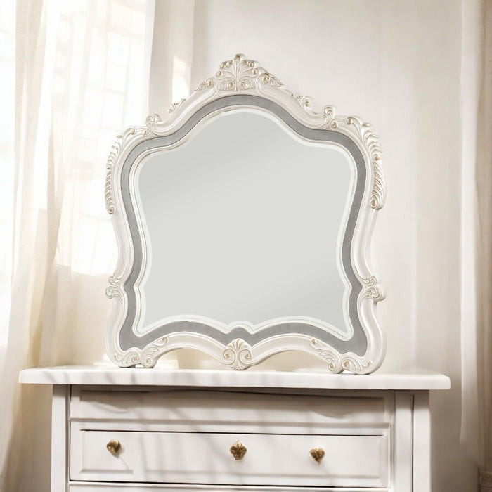 Chantelle - Mirror - Pearl White Finish