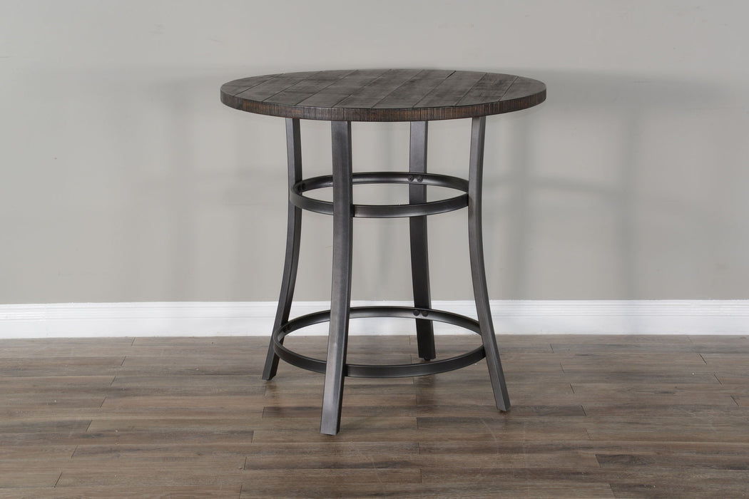 Counter Height Backless Stool Dining Set