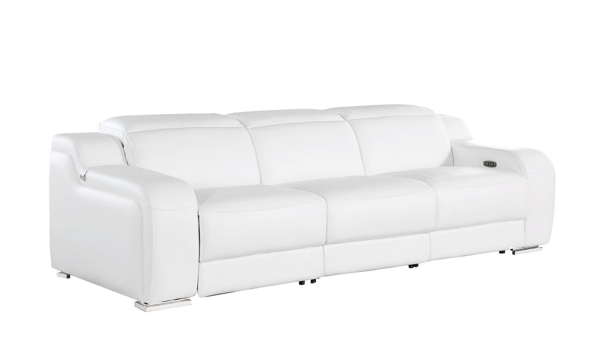 1116 - 5-Piece Modular Power Reclining Sofa And Loveseat Set In With 4 Power Recliners & Power Headrests