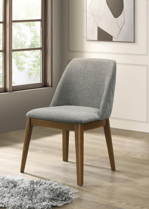 Franklin - Upholstered Dining Side Chair (Set of 2) - Gray