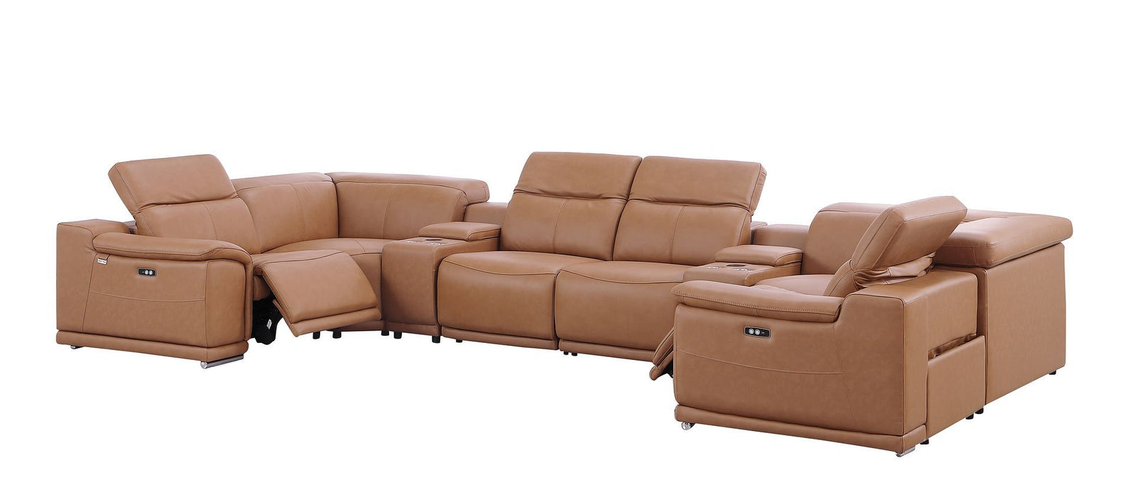 9762 - 8-Piece U-Shaped Sectional Sofa With 2 Power Recliners