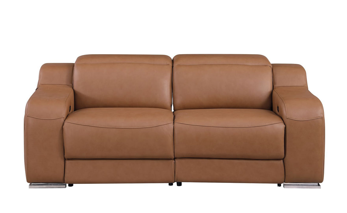 1116 - 2-Piece Modular Power Reclining Loveseat In With 2 Power Recliners & Power Headrests
