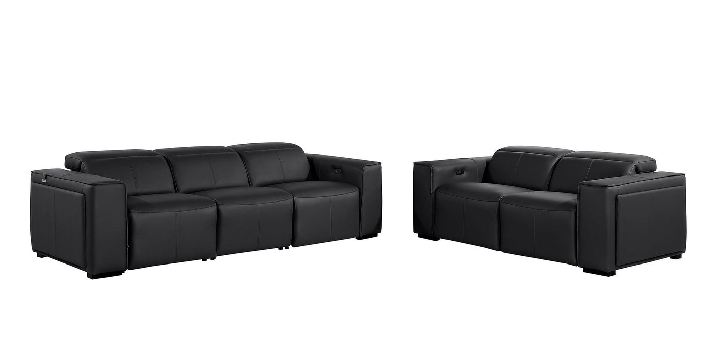 1224 - 5-Piece Modular Power Reclining Sofa And Loveseat Set In With 4 Power Recliners & Power Headrests